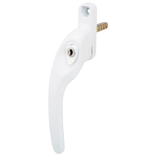 Sterling uPVC Locking Offset Window Handle, White