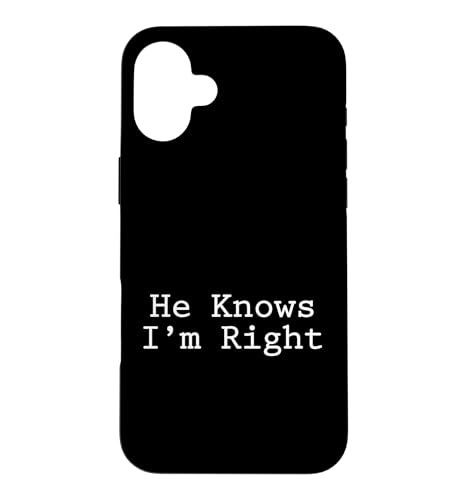 He Knows I'm Right Sassy Wife �c�_�̃K�[���t�����h �X�}�z�P�[�X iPhone 16 Plus �p
