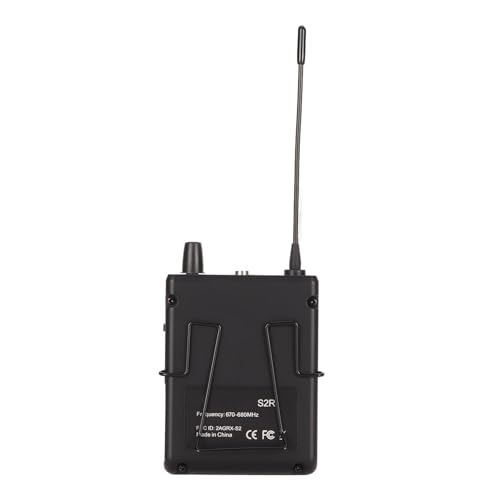 Receptor ANLEON S2R 670-680Mhz, Receptor de Rádio Com Fone de Ouvido, Resposta de Frequência de 20Hz
