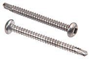 C.R. Laurence CRL Stainless Steel Self Tapping Railing Screws - Package of 50