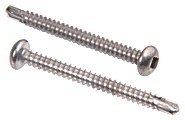 Tornillos autorroscantes de acero inox. CRL para barandas x50