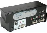 C2G/Cables to Go 52047 TruLink 2-Port DVI and USB KVM with Audio