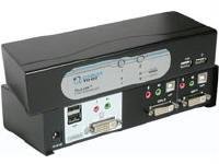 Switch KVM DVI et USB TruLink 52047 supprime les switchs manuels fastidieux