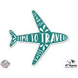 Time to Travel Cute Airplane - 3