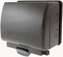 2 GANG WEATHEPROOF 13A DP SW SOCKET IP66 OA036AG By CLICK