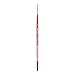 da Vinci Watercolor Series 5580 CosmoTop Spin Paint Brush, Round Synthetic with Red Handle (5580-10/0)