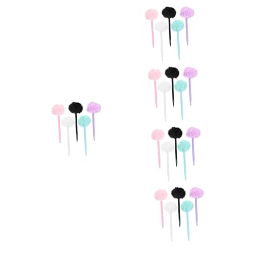 Stylo à bille peluche Angoily lot de 25 pièces pour fournitures scolaires