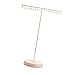 RIOAME Fashionable Sturdy Alloy Jewelry Stand For Necklaces Bracelets And Earrings Clear Organizers With Multiple Tower
