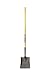 Nupla CBS14L-E #2 Ergo Power Square Point Shovel, Closed Back Heavy Gauge Blade, Ergo Grip, 14 Gauge, 48" Long Handle