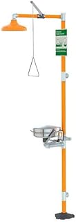 Guardian Equipment G1902BC Combination Safety Shower, Hand Operated, Bowl Cover, SS