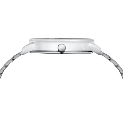 Image of CRESTELLO Stainless Steel Chain Analog Wrist Watch for Women (Silver /Pink /Green /Blue Dial) | CR-L154-CH