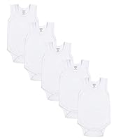 TupTam Baby Jungen Achselbody – Weicher Baby Body im 5er Pack aus Baumwolle, Body Baby Unifarben OEKO-TEX zertifiziert, Farbe: Farbenmix 4, Größe: 110