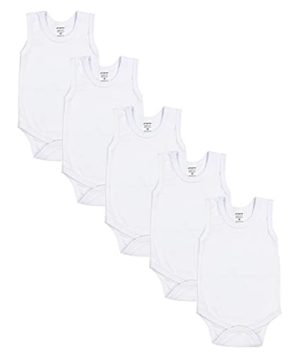 TupTam Baby Jungen Achselbody – Weicher Baby Body im 5er Pack aus...