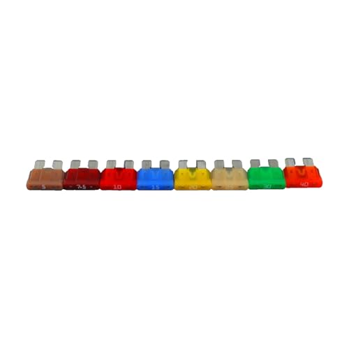 Fusible de voiture moyen type Medium | Lot de 24 pièces robustes pour panne de courant auto