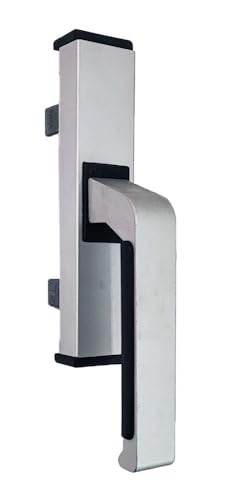 MANIGLIA CREMONESE PER INFISSI INTERNI IN ALLUMINIO APERTURA ESTERNA ED INTERNA (argento)