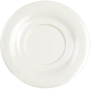 FSE CR9108V Saucer, 5-1/2" Dia., Break-Resistant, Dishwasher Safe, BPA Free, Melamine, Ivory, NSF, (for CR313/CR5044/ML901/ML9011), Pack of 12