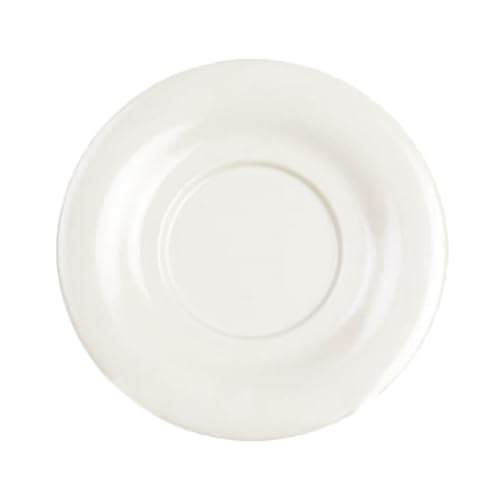 FSE CR9108V Saucer, 5-1/2" Dia., Break-Resistant, Dishwasher Safe, BPA Free, Melamine, Ivory, NSF, (for CR313/CR5044/ML901/ML9011), Pack of 12 by FSE - Used condition - US$9.38