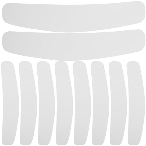 VALICLUD Collar Stays for Men, 10pcs Dress Shirt Collar Inserts Collar Tabs Plastic Collar Stays Adhesive Collar Stay Holders for Mens Dress Shirts