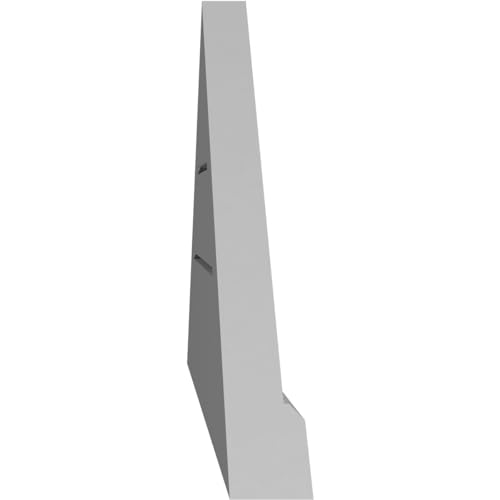 Signature Urethane GVSTR42X1403SF Triangle Brickmould Sill Frame, Primed Tan Signature Series Surface Mount Gable Vents, 42-in. W x 14-in. H, Unfinished by Signature Urethane - Used condition - Image 3