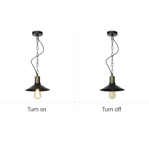 Lámpara colgante ajustable industrial retro E27 para iluminación de isla de cocina 5