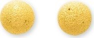 Robbez Masson Earrings Gold Balls Sablées 8033.5 Reference: