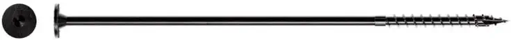 Simpson Strong-Tie SDWS221000DBBR50-10" x .220 Tornillos para madera negros (grado exterior) 50 ct