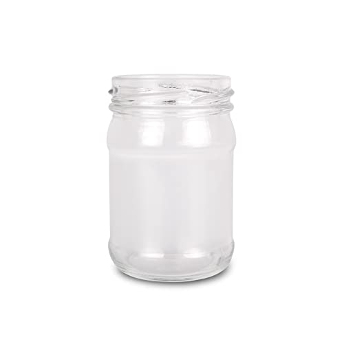 Image of Clear mushroom jar, food Storage Containers,Jar For Spice & pickel, honey, jam Pack of (12)
