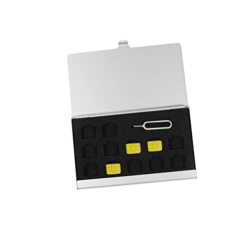 Estuche con ranuras Hemobllo para evitar la pérdida de tarjetas Nano Sim 7