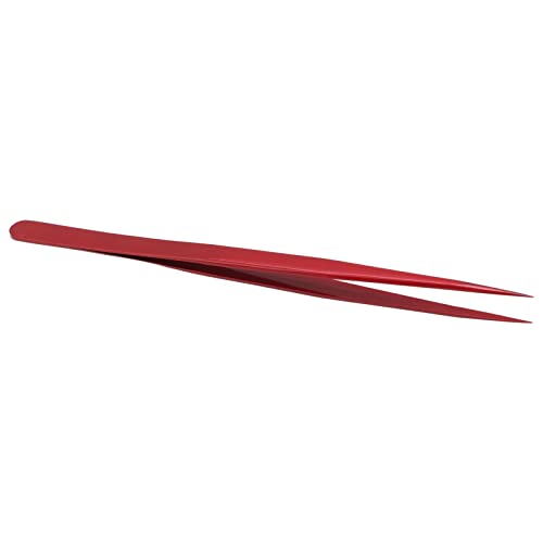 Pinzette per riparazione fili, pinzette per saldatura a lunga durata antimagnetiche portatili per cellulare per orologio(rosso), Strumenti elettrici ed elettronici