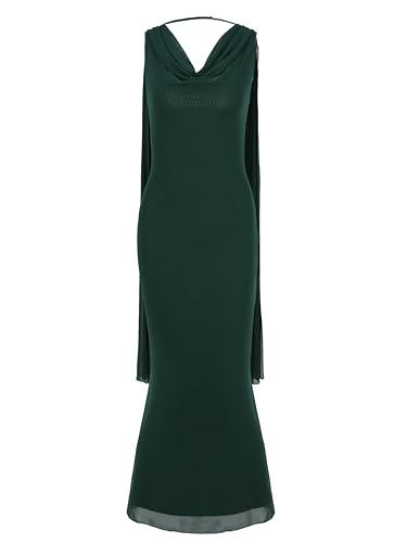 Image of Parthea Women's Summer Formal Wedding Guest Dresses Sleeveless Backless Long Elegant Evening Party Maxi Bodycon Dress