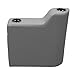 Wise DLX3009-221 DLX Series Pontoon Left Radius Arm Rest - Marble Grey