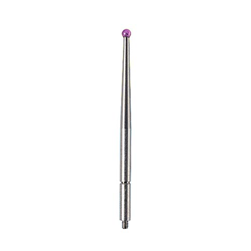 Contact Points for Dial Test Indicator 2 Pieces 2mm Diameter Ruby Tip M1.4 Thread Shank 1.5551" Length (M1.4xD2.0xL39.5)