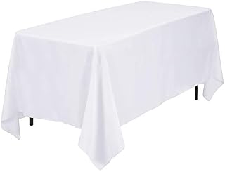 Kapwall 12 Pack White Cloth Napkins, 100% Polyester Dinner Table Napkins, Washable & Reusable Napkin for Home, Parties, Weddings and Dinners (43 x 43 CM)