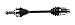 GSP NCV47566 CV Axle Shaft Assembly - Right Front (Passenger Side)