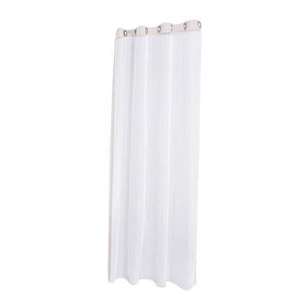2 Pcs Sheer Curtain Eyelet Waterproof Drape Patio Privacy Voile Curtains-image-20