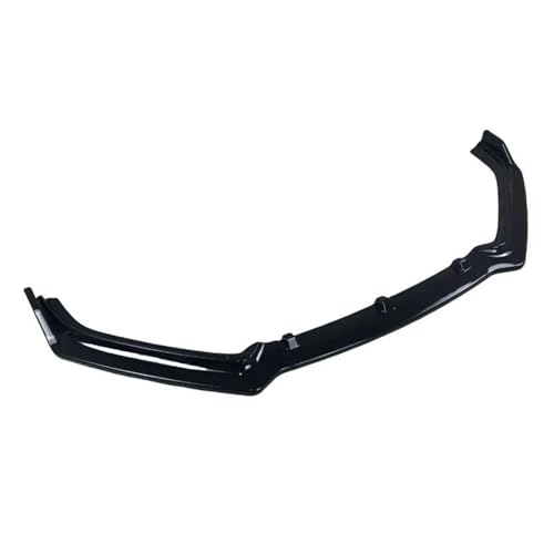 Séparateur de pare-chocs avant pour Fiat Grande Punto 2006-2010 lèvre noir brillant 3 pièces