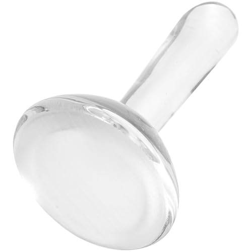 jojofuny Pestello per Macinare Pigmenti in Vetro Trasparente, Muller Multifunzionale per Pittura a Olio e Acquerello, Strumento Portatile per Miscelazione e Macinazione Pigmenti Minerali