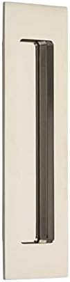 Emtek 220307US14 Emtek 220307 Modern Rectangular 7 Inch Tall Rectangular Flush Door Pull