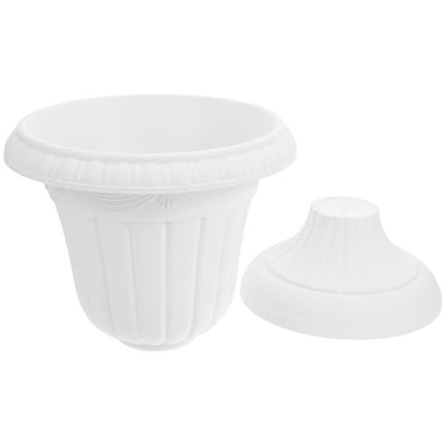 DECHOUS Pot de Fleur Vintage Colonne Romaine Style Urne Décorative Intérieure et Extérieure pour Mariage Jardin Bureau