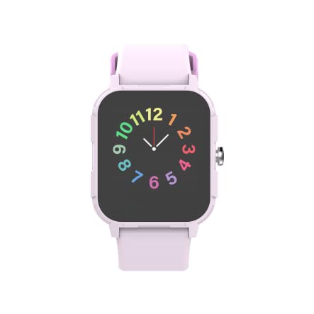 DCU TECNOLOGIC, Smartwatch Junior, Reloj Inteligente Niños, Apto para niños de 7 a 14 años, Pantalla táctil de 1,44", Más de 100 diseños de Pantalla Disponibles, Color Púrpura Cover