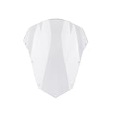 For Yamaha FAZER FZ6 FZ6R S2 2003-2008 FZ6S FZ6 S R Windshield Motorcycle Front Wind Deflector Windscreen Front Flyscreen Fairing Expanded Wind Protection (White)