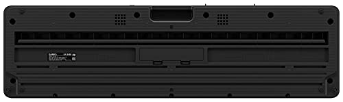 Casio LK-S450 CASIOTONE Top Leuchttastenkeyboard mit 61 anschlagdynamischen Tasten im Piano-Look mit 600 Sounds und 200 Begleitrhythmen, Mikrofoneingang, schwarz