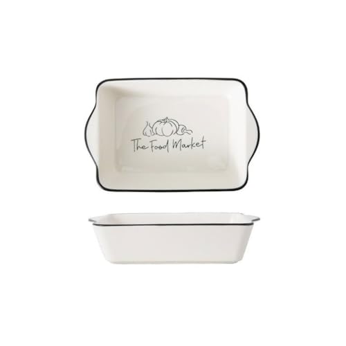 Plat à four rectangulaire céramique riz au fromage double anse plateau de cuisson - 2