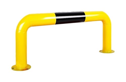 Bloque-stationnement en U en tube d'acier épais pour protection de place de parking 1000x300mm