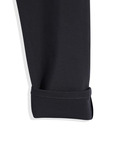 Image of CAVIO Boys Stretchable Solid Regular Fit Trousers with Belt