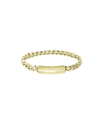 Lacoste Adventurer Chain Bracelet for Men - Stainless Steel Jewelry - Timeless Iconic Collection, Fashion Accessory - Gift for Him