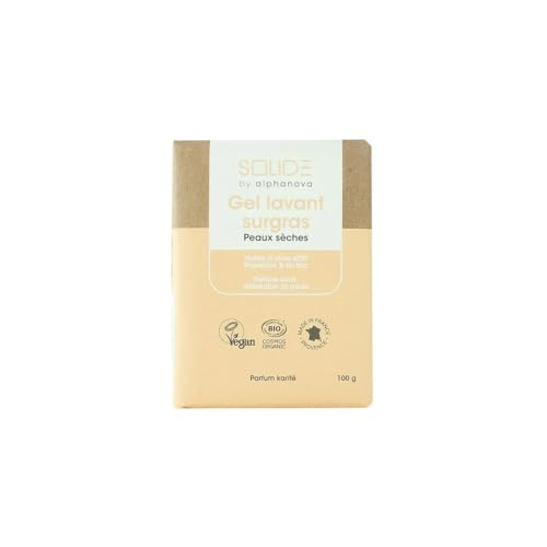 Alphanova Solide Gel Lavant Surgras Parfum Karité Bio 100 g