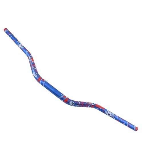 Guidon 28mm CNC résistant à la torsion avec poignées bleues pour Yamaha