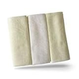 Brooklyn Bamboo | Kitchen Dish Hand Towels | Extremely Soft, Absorbent | Superior to Cotton | 3 Piece Set | 26 x 18 Inches | Yellow & White
