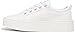 Roxy Women's Sheilahh Slip On Platform Sneaker Shoe, White , 9.5 medium US